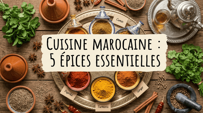 Cuisine marocaine : 5 épices essentielles