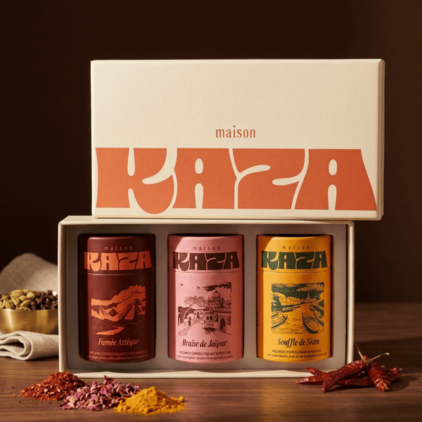 Coffret du Feu - Coffret d'épices piquant & voyageur Maison KAZA