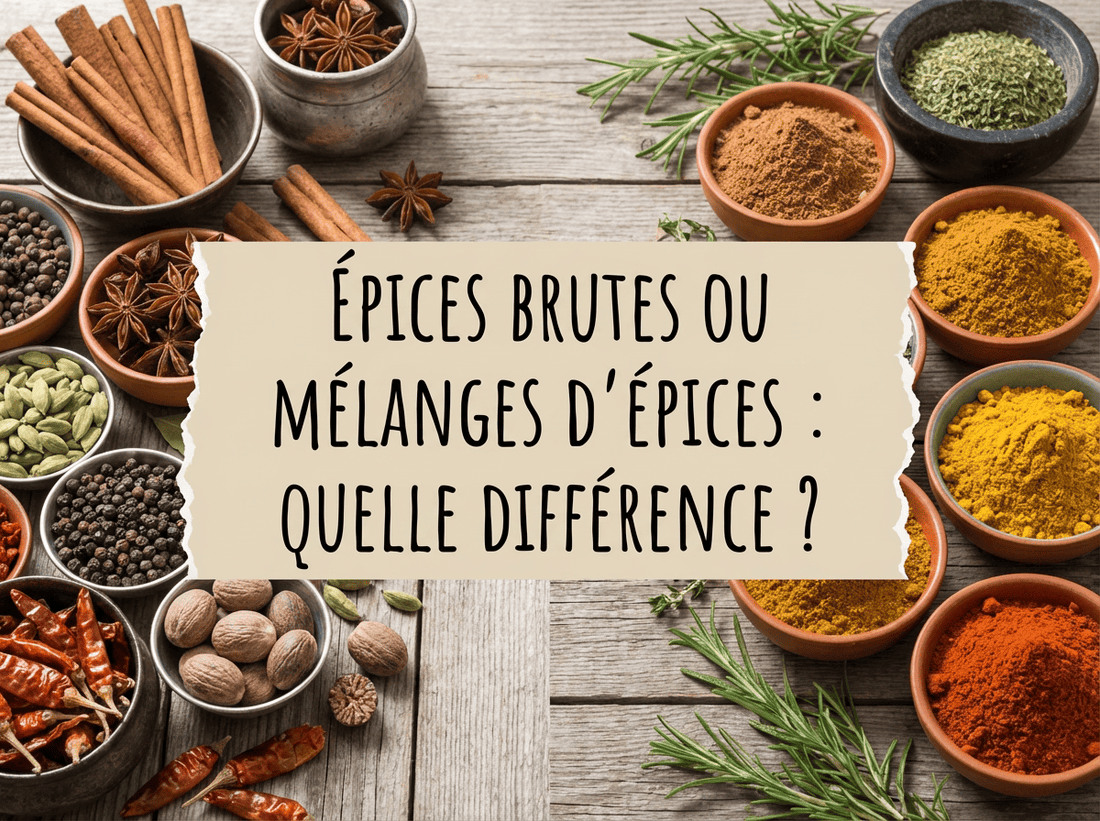 Épices brutes ou mélanges d'épices : quelle différence ?