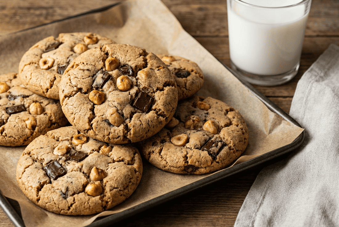 Cookies chocolat noir & noisettes - KAZA