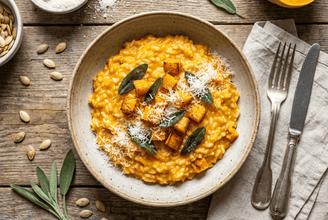 Risotto de courge rôtie - KAZA