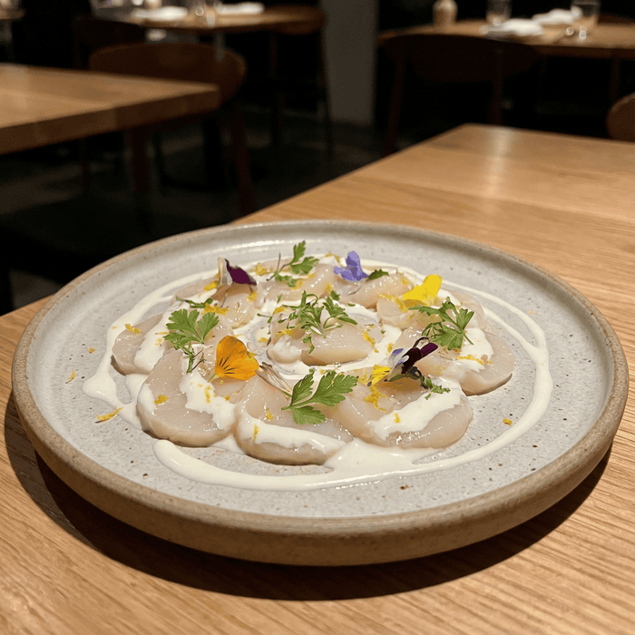 Carpaccio de noix de Saint-Jacques - KAZA