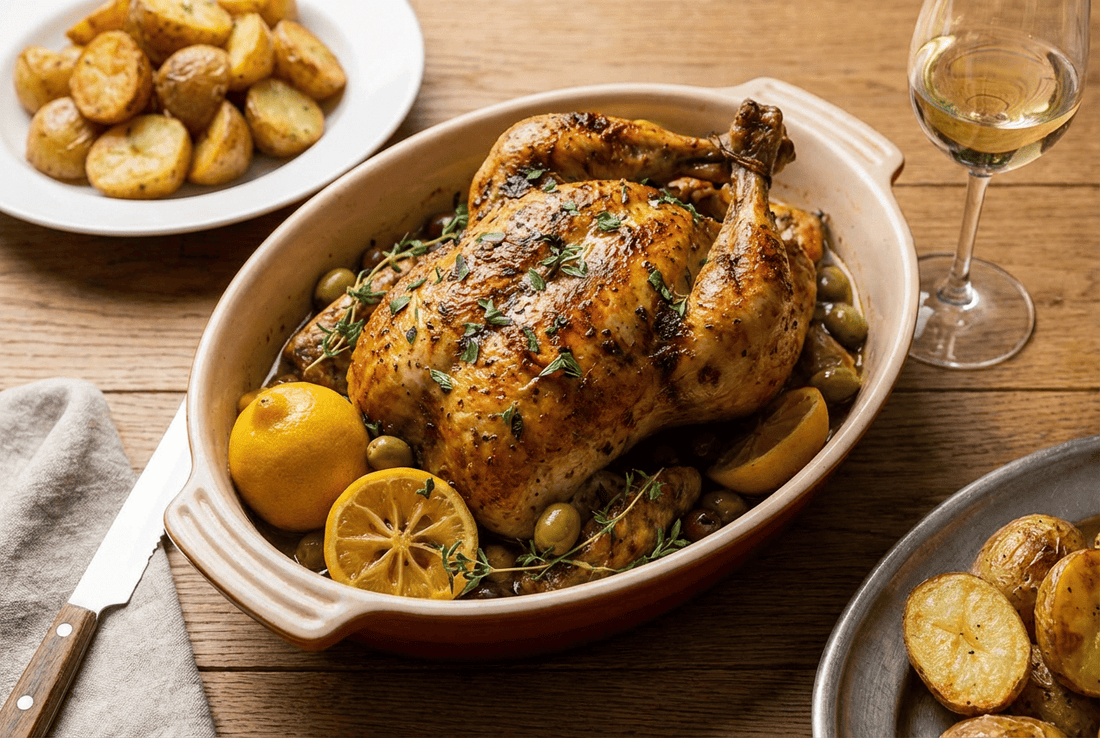 Poulet rôti au citron confit - KAZA