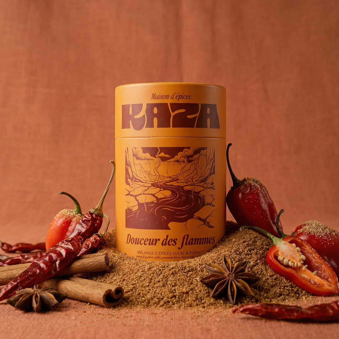 Douceur des Flammes, mélange d'épices sucré et piquant Maison KAZA