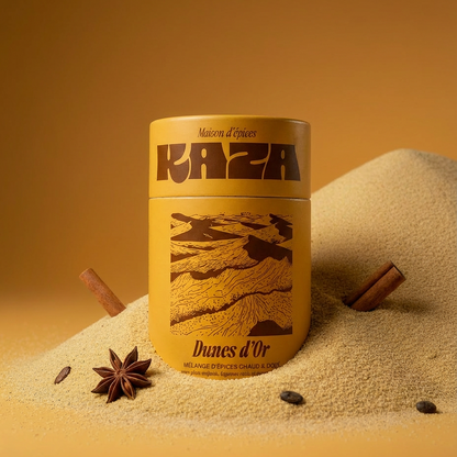 Dunes d'Or, mélange d'épices doré et chaud Maison KAZA